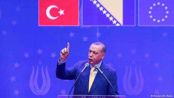 Rexhep Taip Erdogan miting në Sarajevë