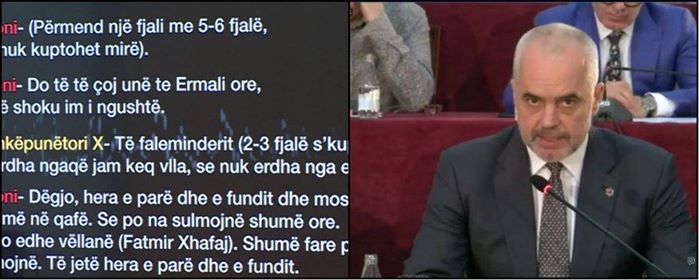 Kryeministri Edi Rama për audio-përgjimin