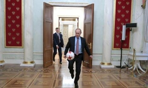 Vladimir Putin futboll
