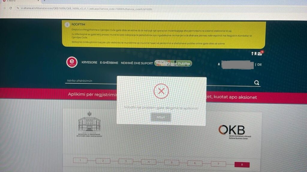  BIE SHTETI ONLINE   nuk kryhet dot asnjë veprim  bizneset  Kjo është e patolerueshme