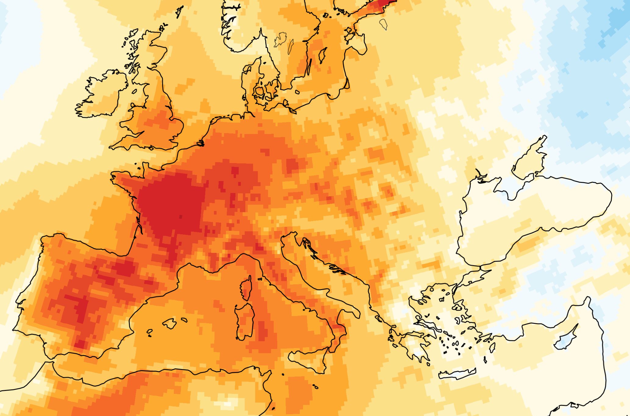 Temperaturat  Shqipëria hyri në verë me nivele mbi normalen  ndërsa nxehtësia mbërtheu Europën